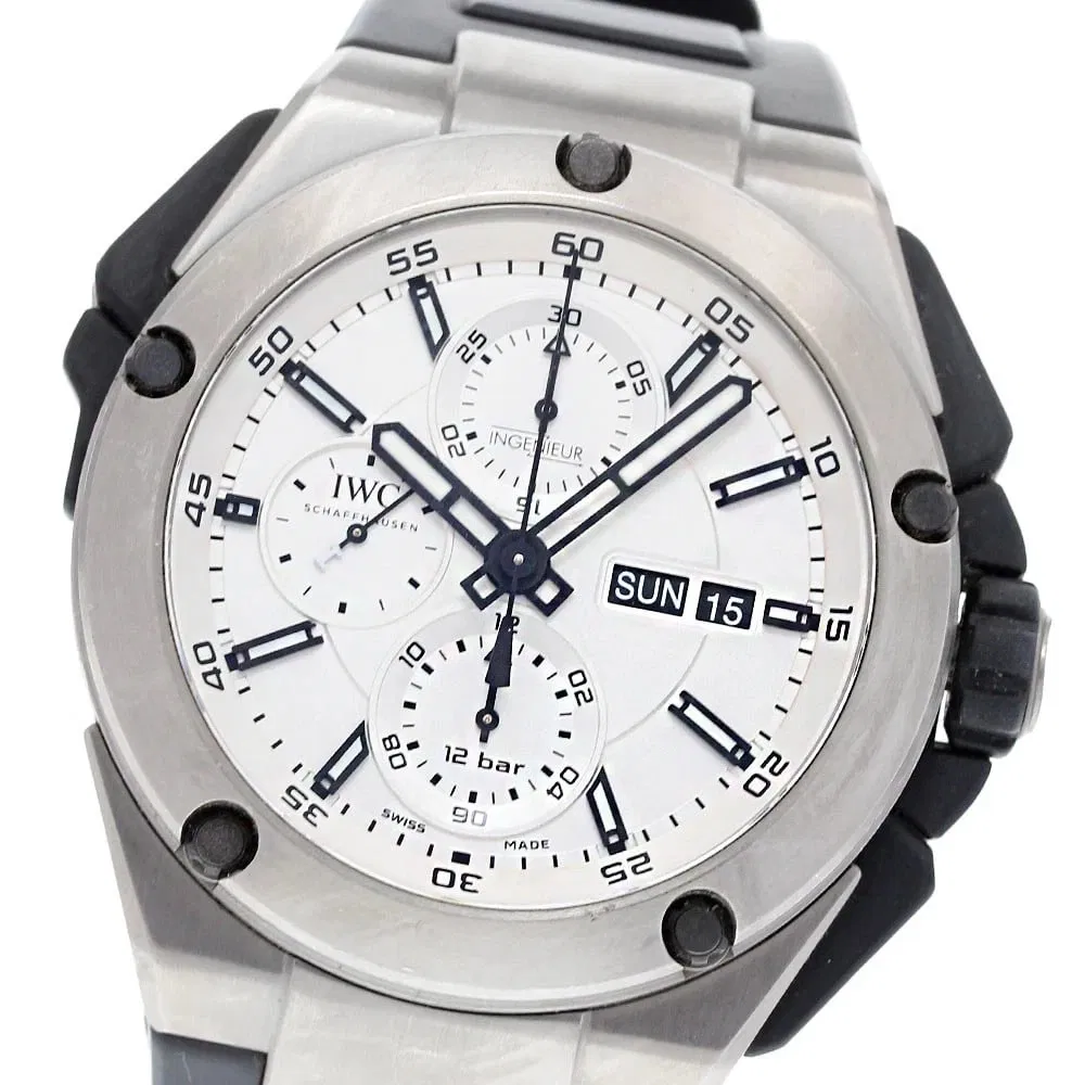 IWC CHRONOGRAPH SILVER WATCH