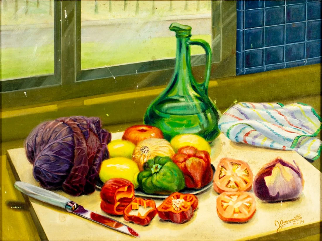 J Aramillo (NJ,20C) oil painting