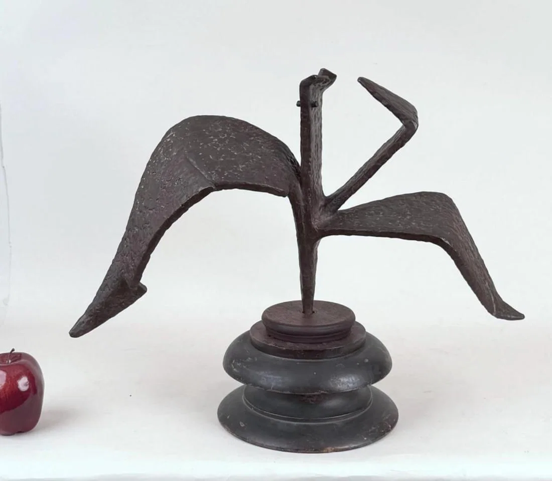 J. Begg, Abstract Bronze Bird Sculpture
