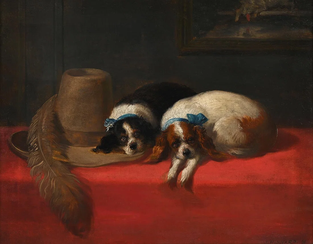 J.H. SHARP (19TH CENTURY), AFTER SIR EDWIN LANDSEERTHE CAVALIERS PETS