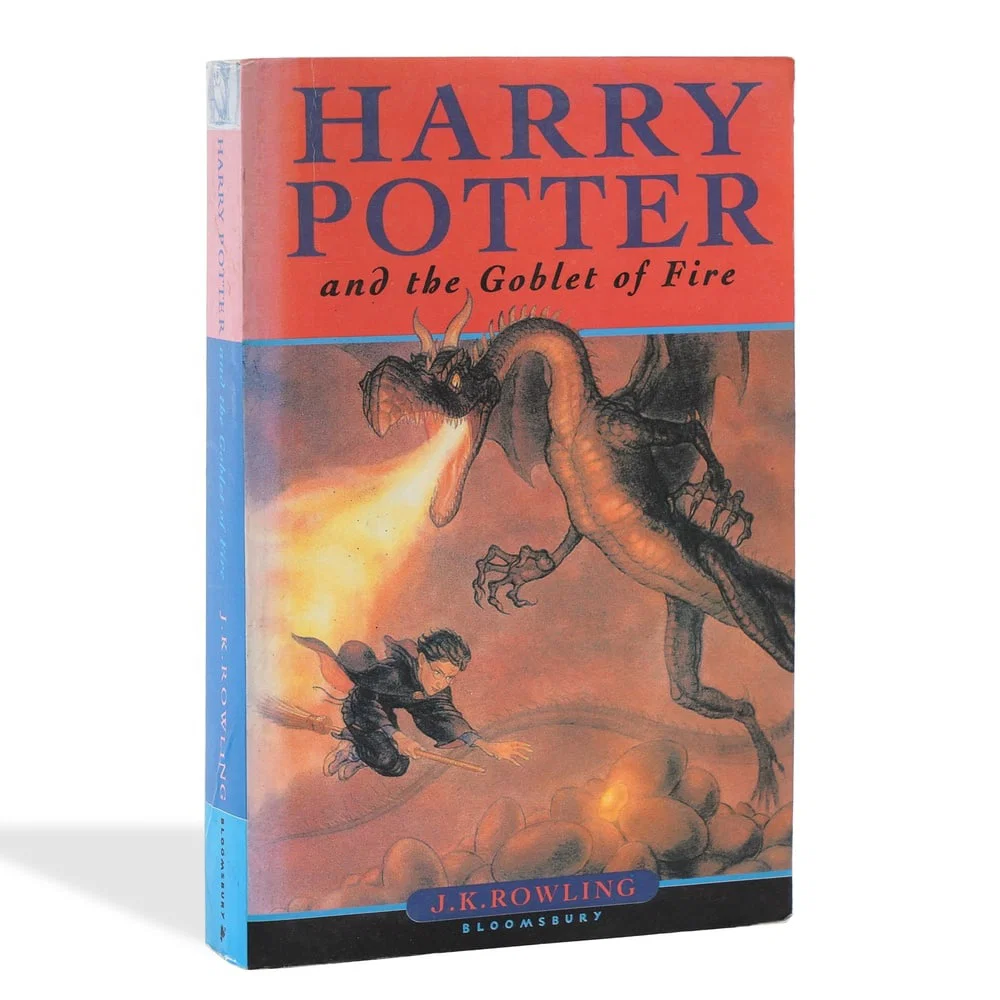 J.K. ROWLING SIGNED "HARRY POTTER AND THE GOBLET OF FIRE"