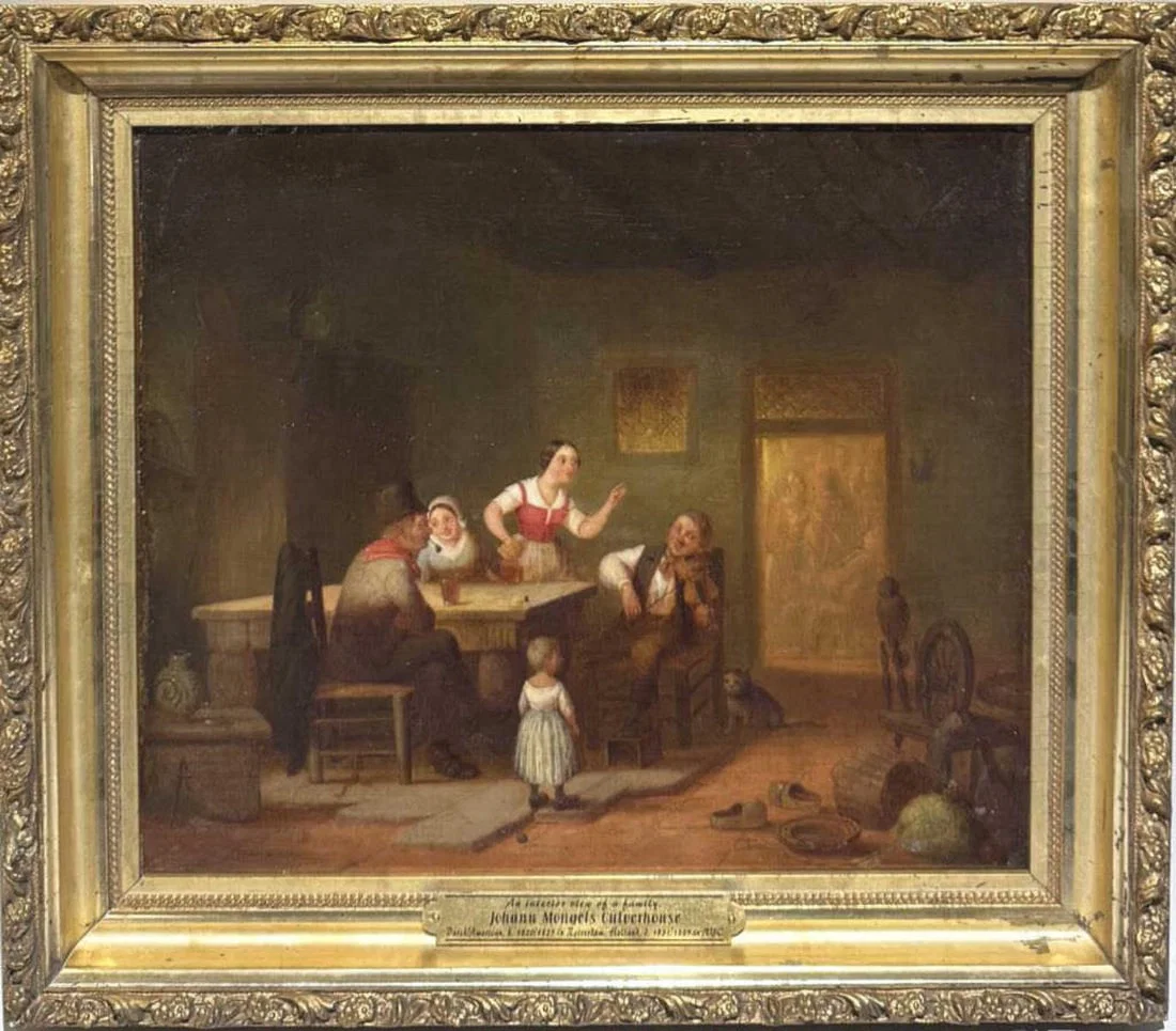 J.M. Culverhouse, Interior Scene Violin Player