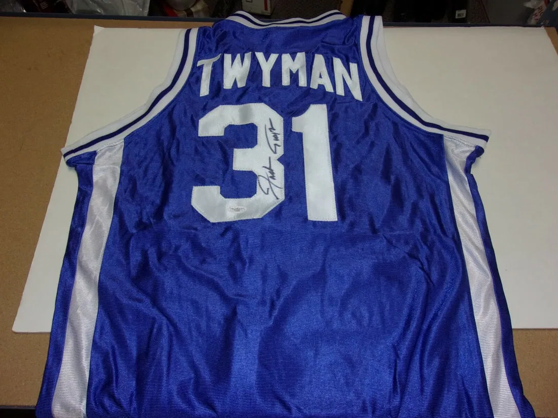 Jack Twyman Signed Jersey Cincinnati Royals JSA Certified Rare HOF