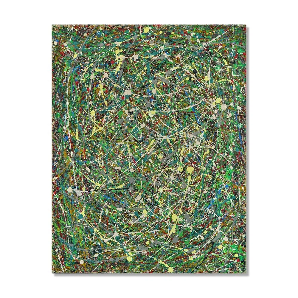 JACKSON POLLOCK (1912-1956), OIL, ENAMEL AND ALUMINUM PAINT ON CANVAS