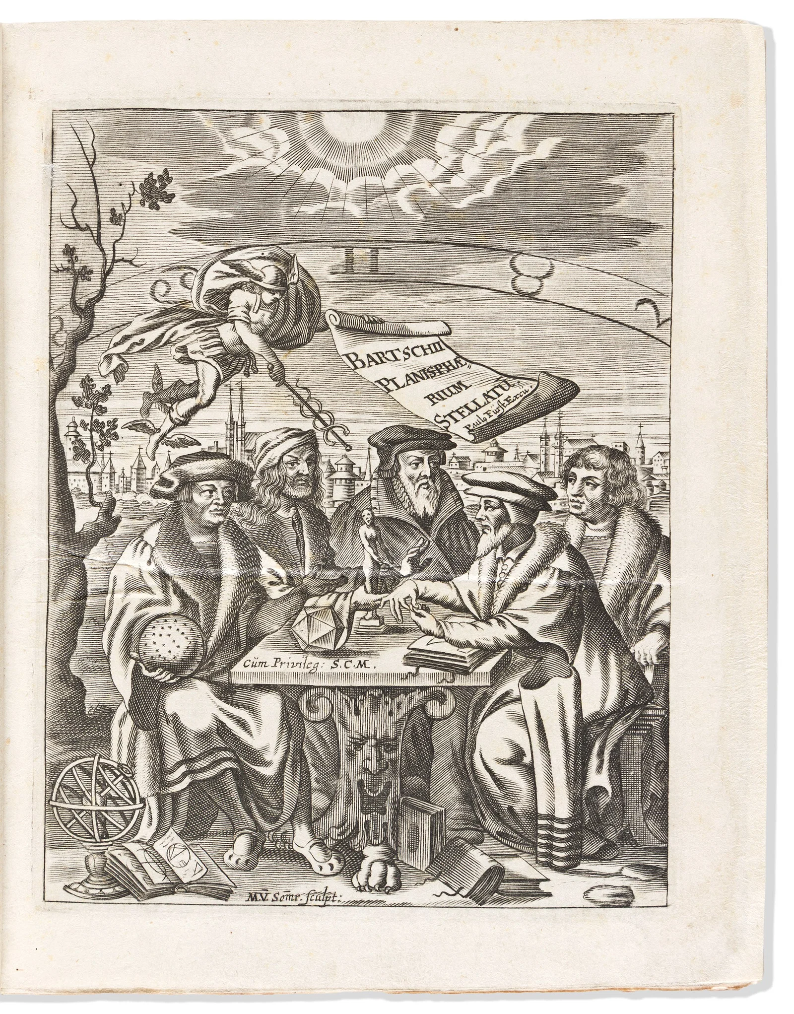 Jacob Bartsch (1600-1633) Planisphaerium Stellatum. Nuremberg: Sumptibus Pauli Fursten; excudebat