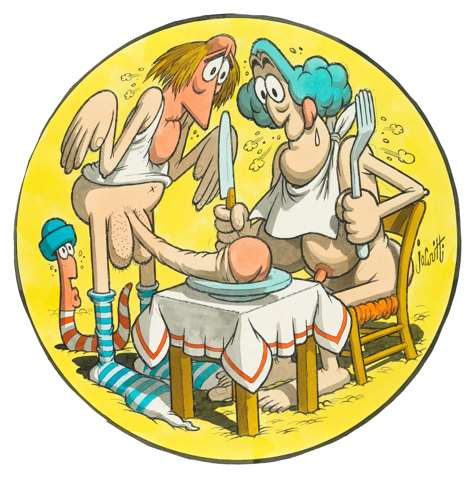 Jacovitti Benito - "Kamasultra", 1982