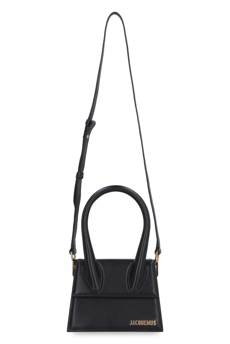 Jacquemus Le Chiquito Moyen Black Leather Handbag