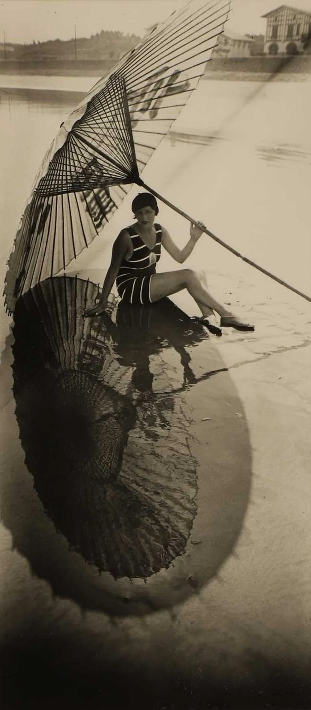 ▲ Jacques-Henri Lartigue (French, 1894-1986) 'Hendaye, August 1927: Bibi with Shadow and