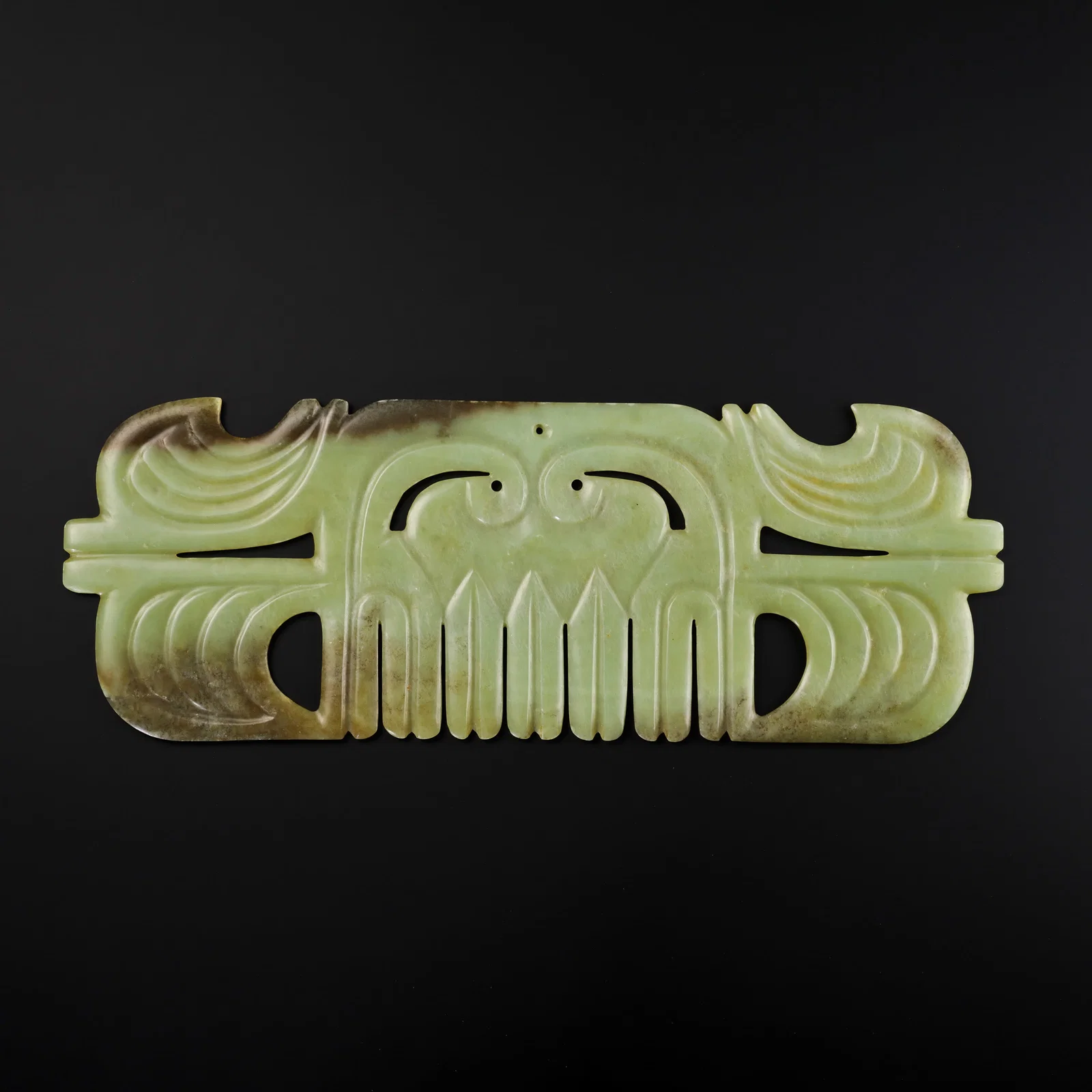 Jade Cloud Pendant from the Hongshan Culture of the Hongshan Period in China