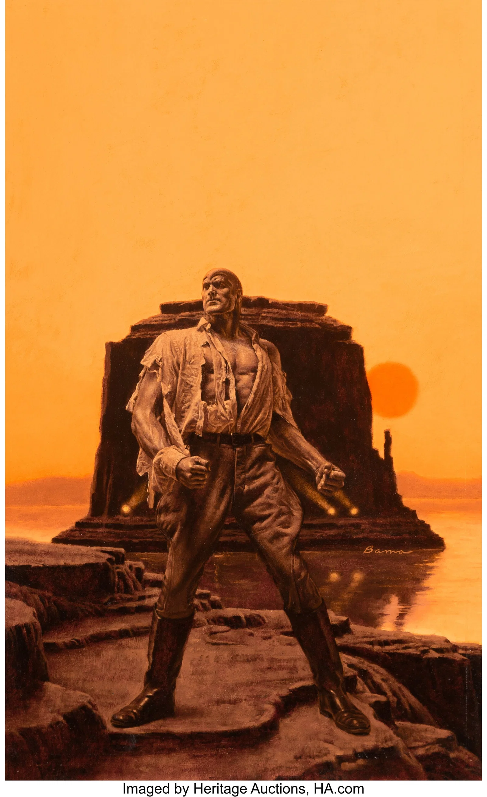 James Bama (American, 1926-2022) Mad Mesa, Doc S