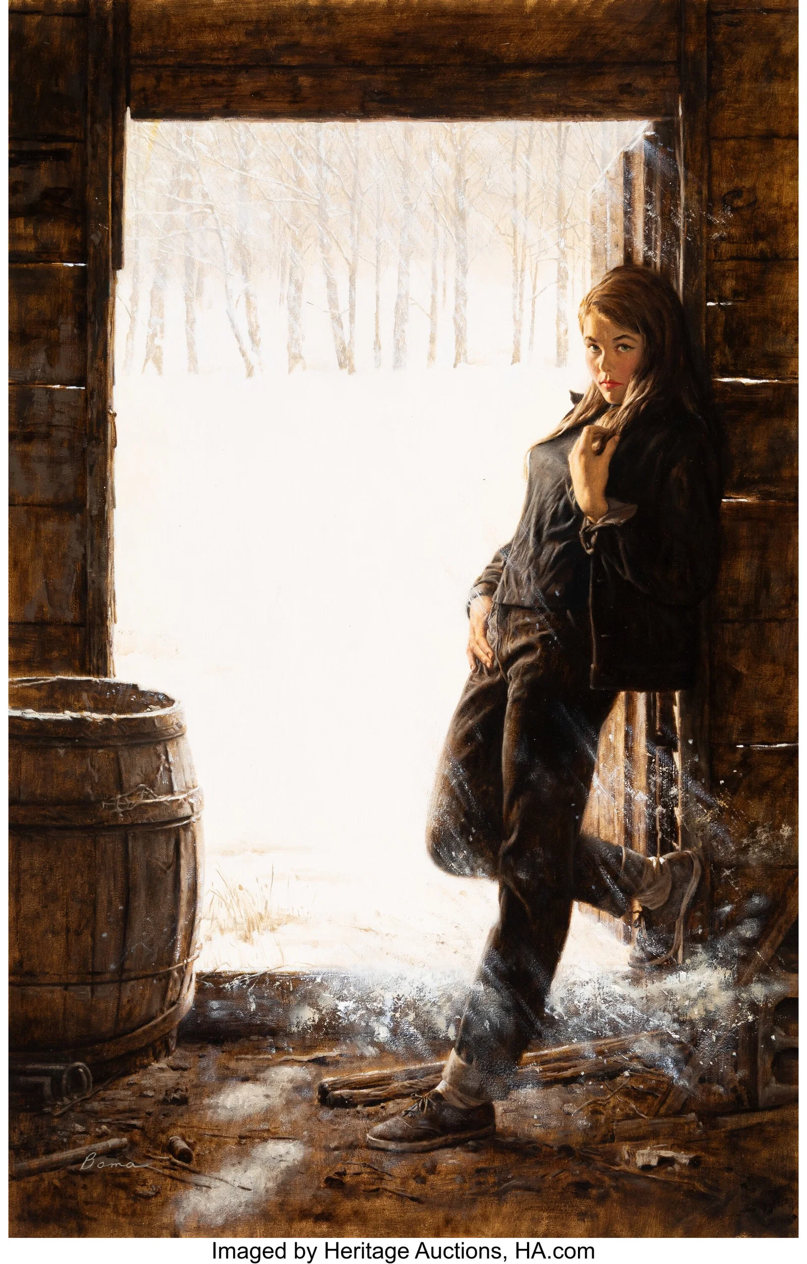 James Bama (American, 1926-2022) Mountain of Win