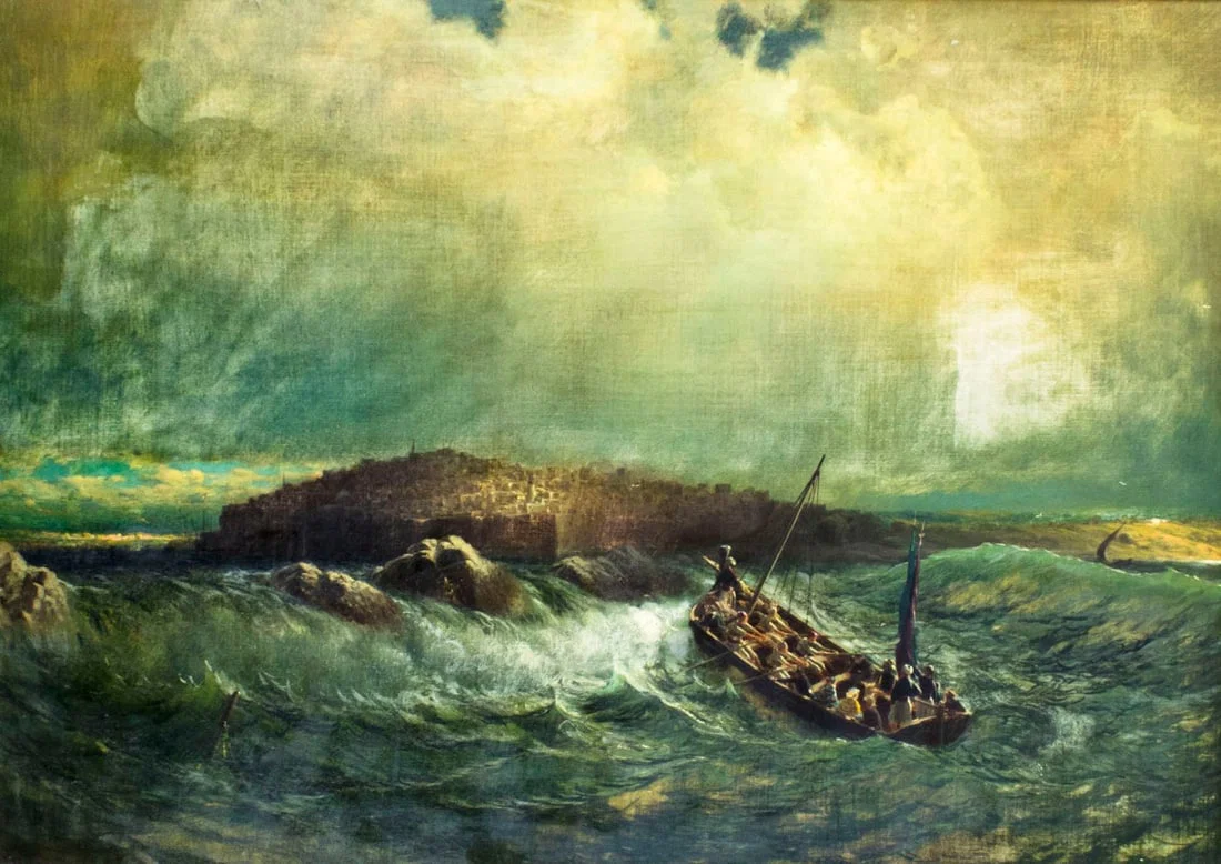 James Fairman (UK,NY,CA,1826-1904) oil painting antique