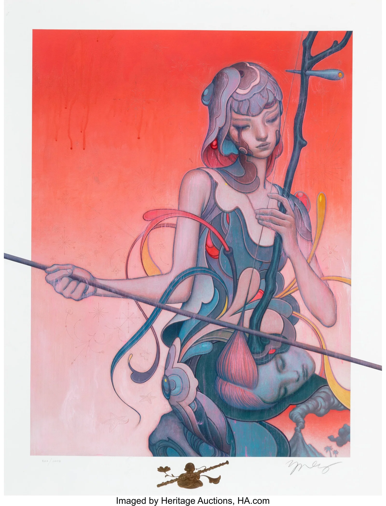 James Jean (b. 1979) Erhu, 2019 Archival pigment