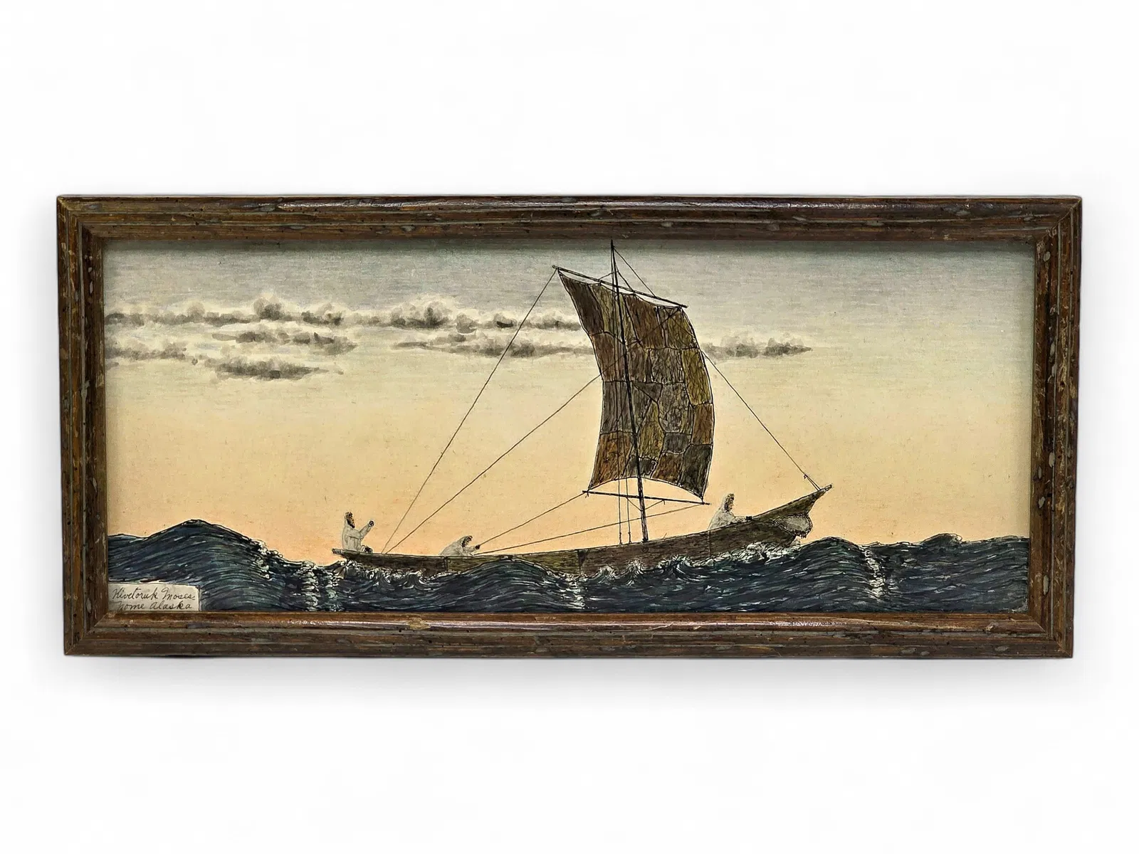 James Kivetoruk Moses Umiak Sailing Scene