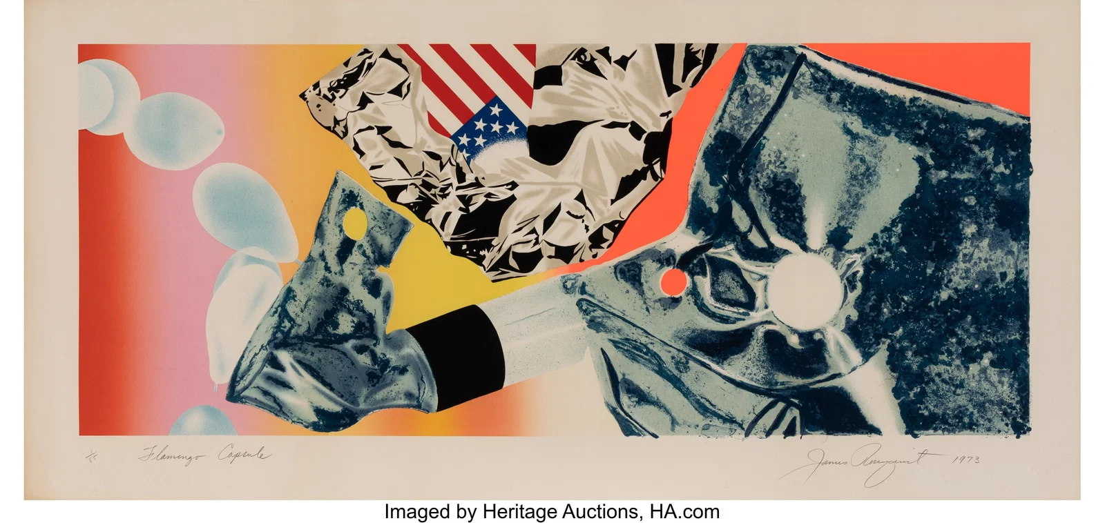 James Rosenquist (1933-2017) Flamingo Capsule, 1