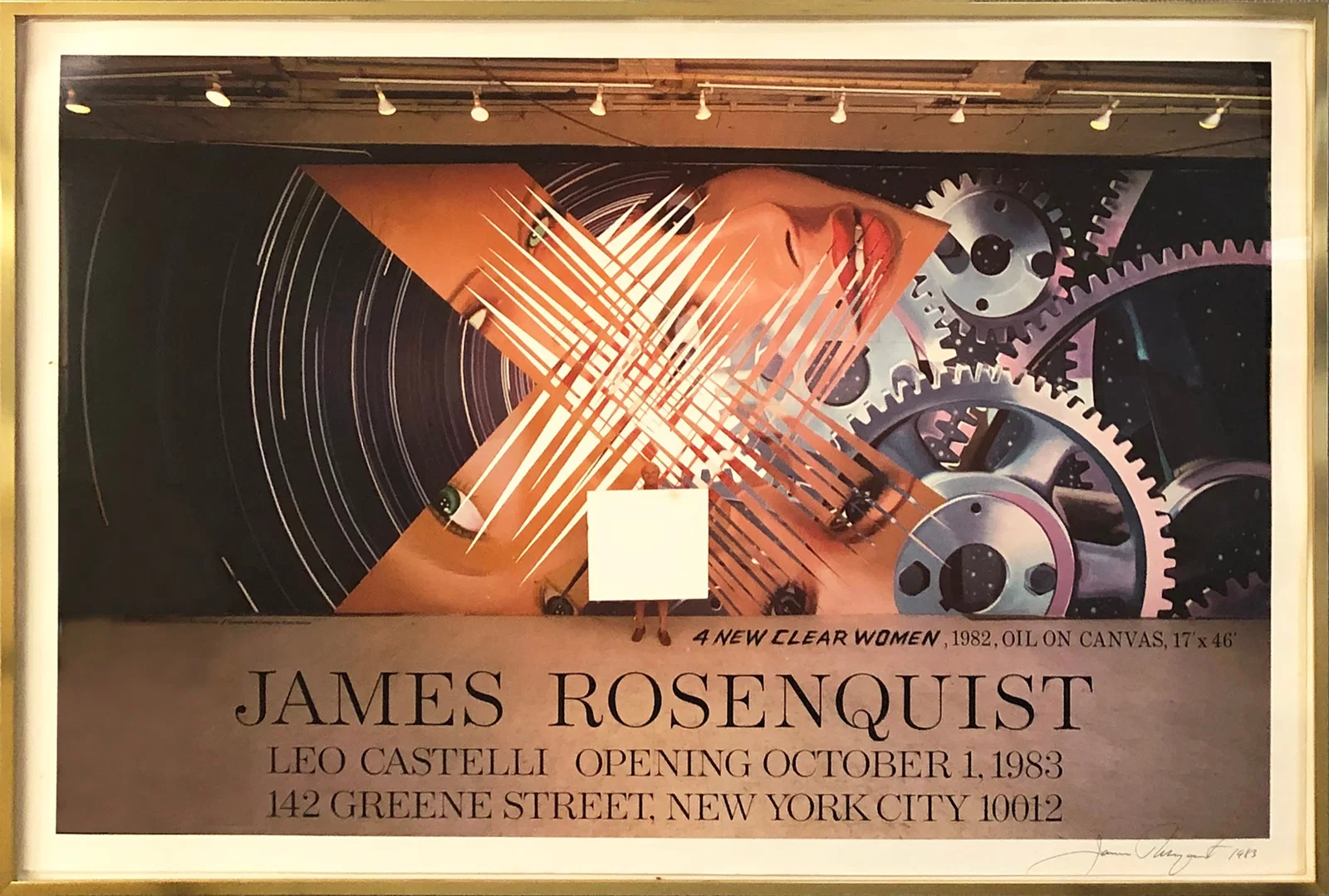 James Rosenquist - Four New Clear Women - 1983 Offset Lithograph - SIGNED 25" x 38"