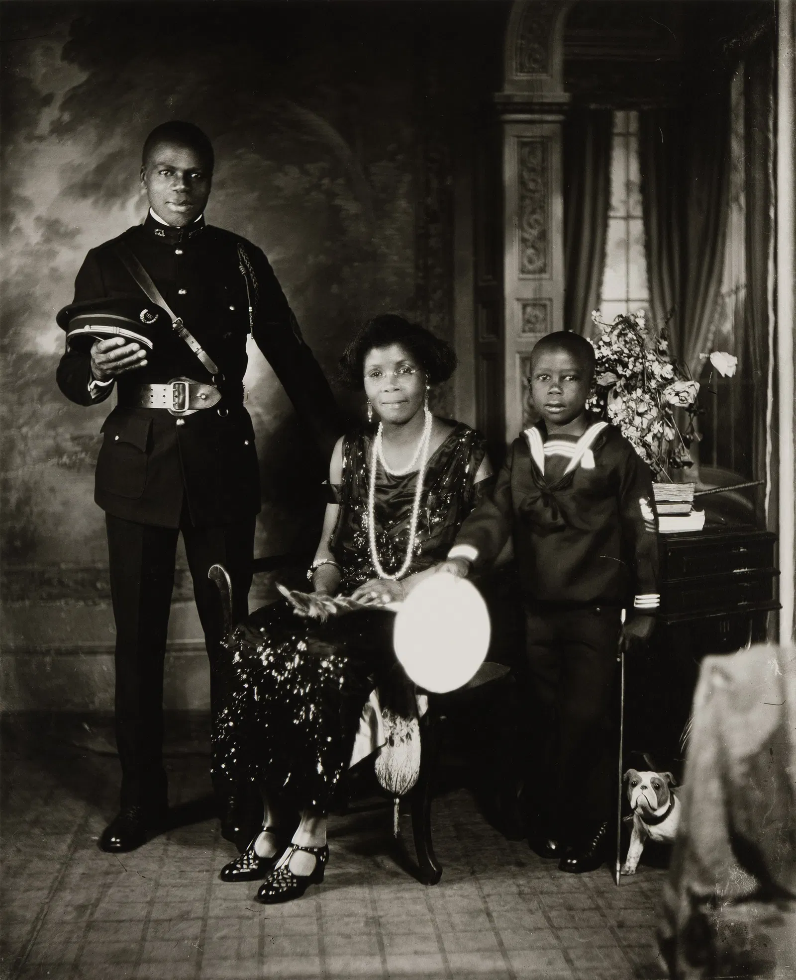 James Vanderzee (1886-1986), Untitled (Garveyite Family, Harlem), 1924.