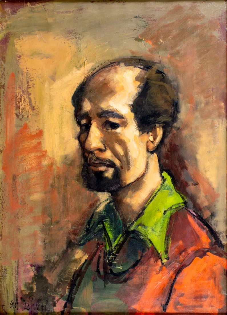Jan De Ruth (NY,Czech,1922-1991) oil painting