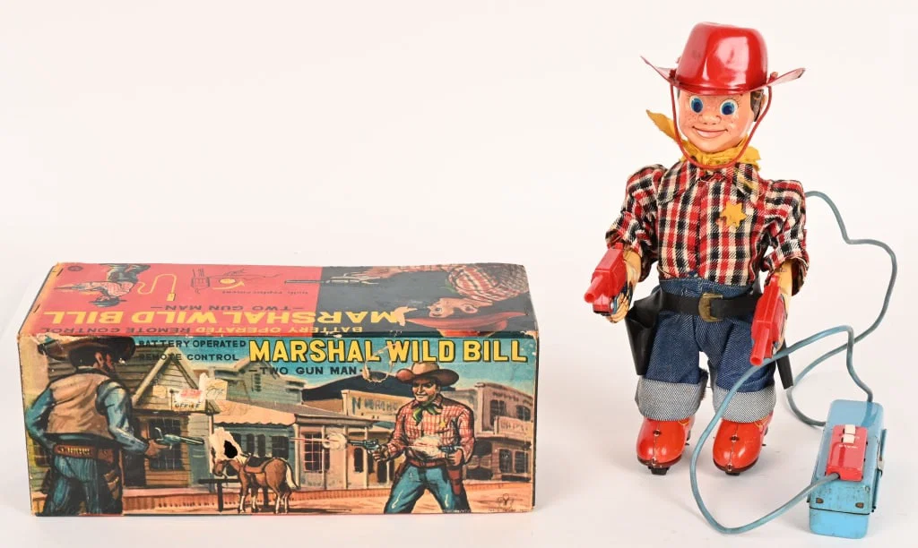 JAPAN BATTERY OP MARSHALL WILD BIILL w/ BOX