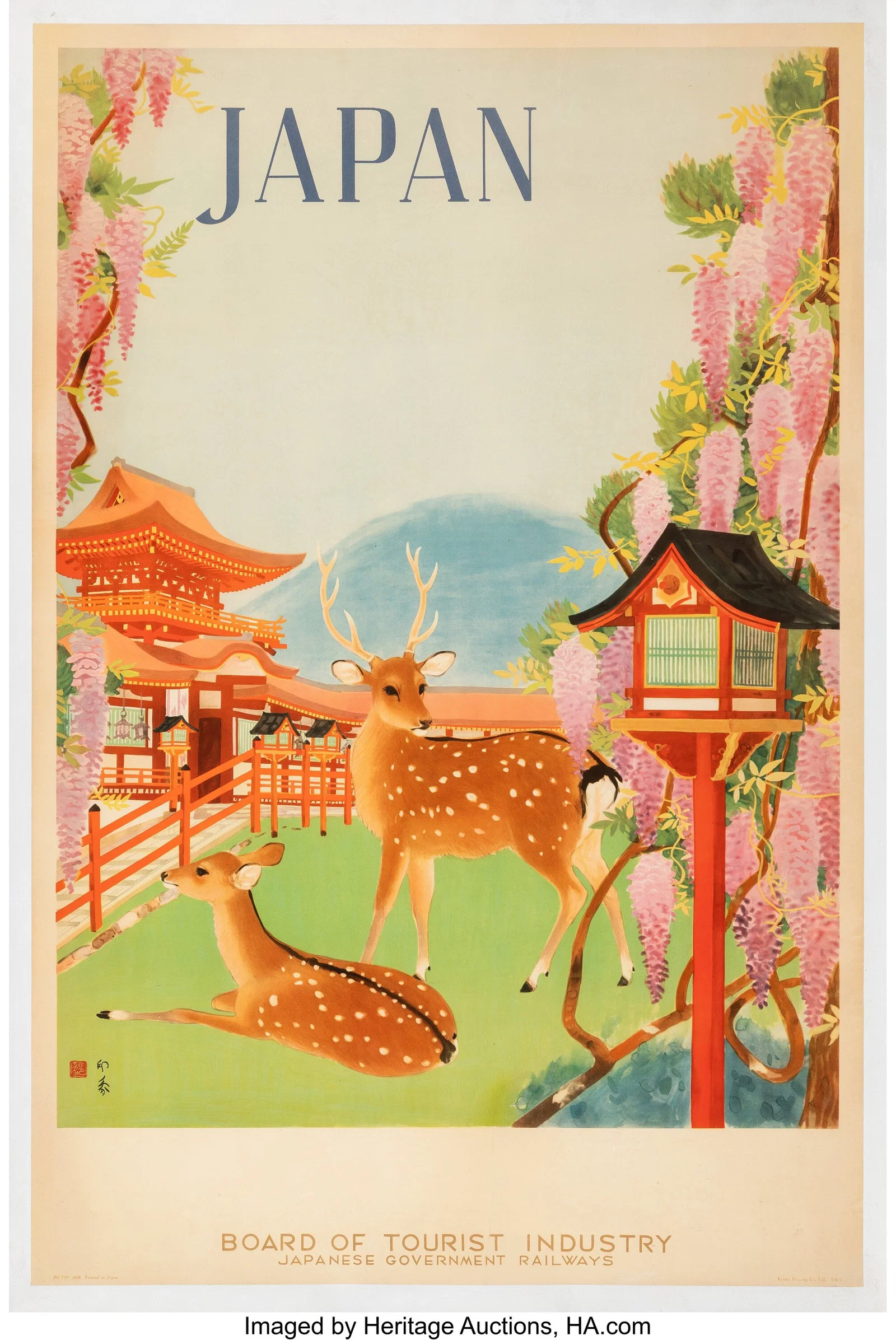 Japan Board of Tourist Industry Japan, circa 193