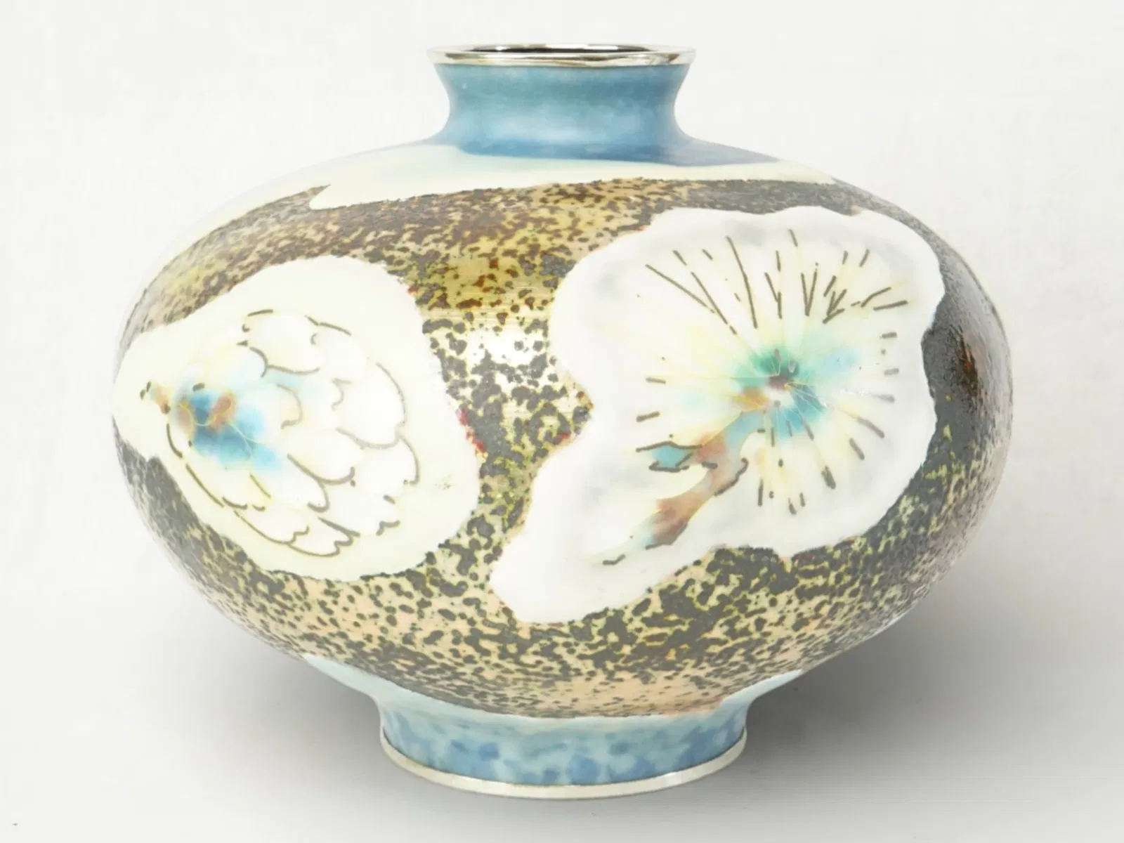 Japanese Cloisonne Enamel Vessel By Shobido,Showa Period 1950S