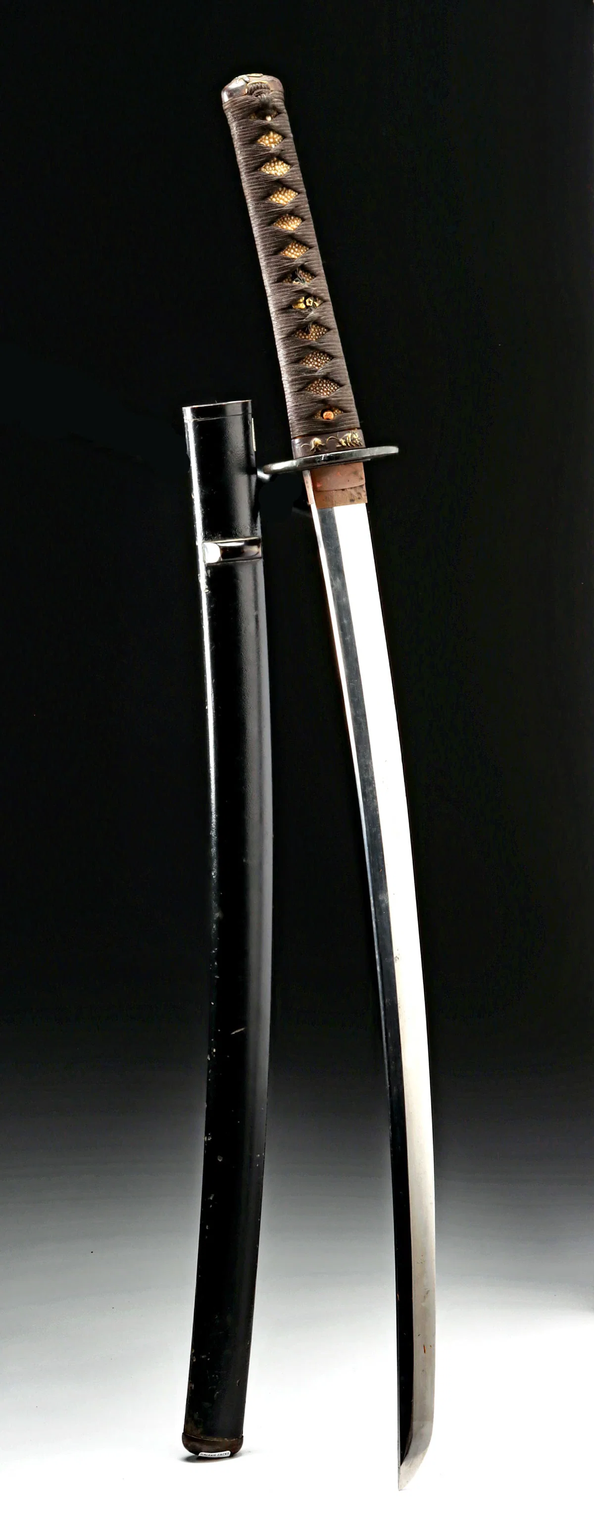 Japanese Edo Wakizashi in Koshirae, Signed Tadayoshi