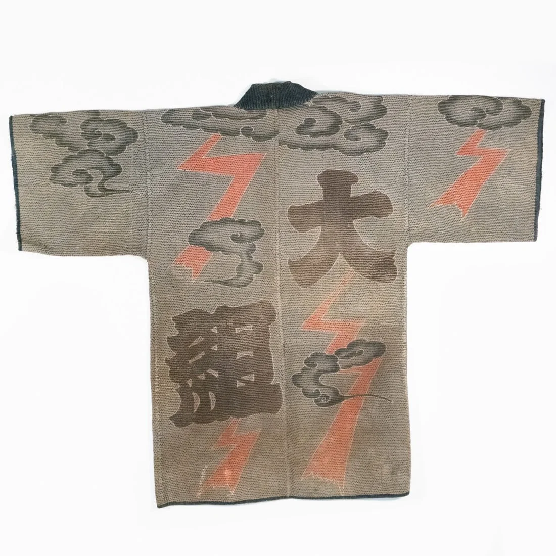 JAPANESE FIREMAN'S JACKET WITH LIGHTNING, ADAIR ESTATE