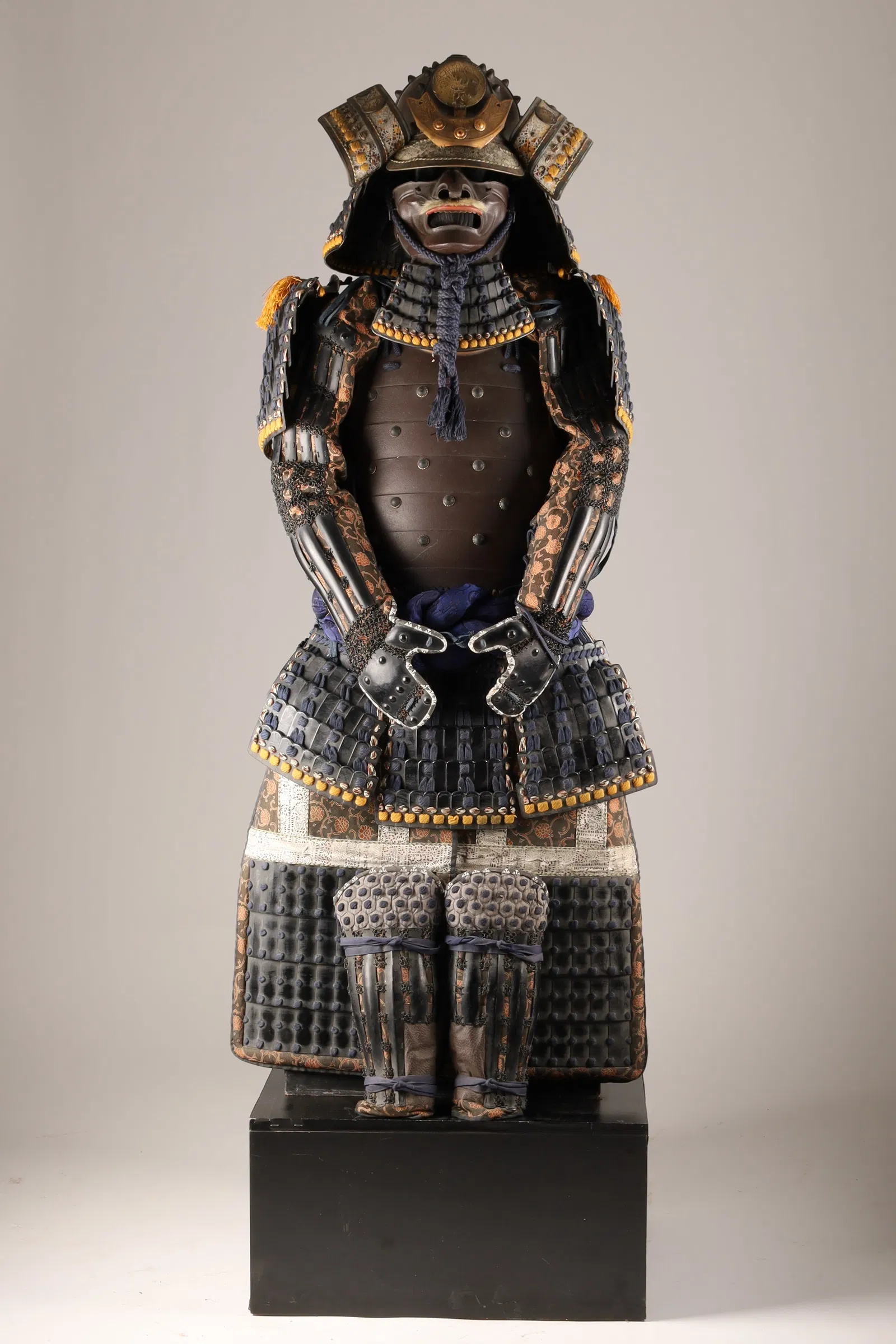 Japanese Samurai Suit of Armour and Storage Box