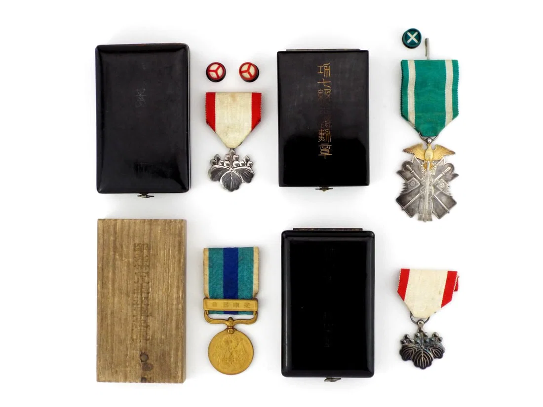 Japanese WWII & Russo-Japanese War MILITARY ORDERS