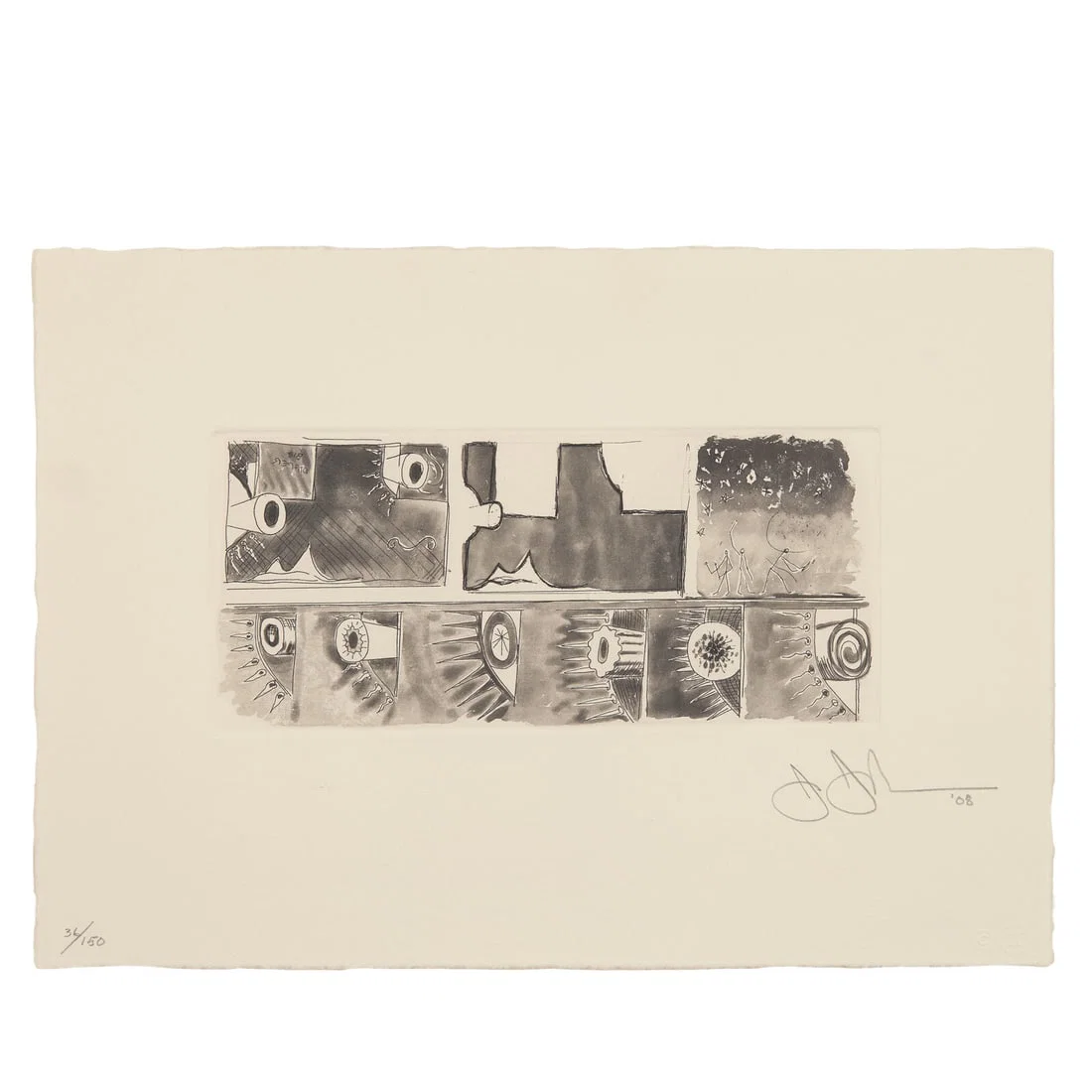 Jasper Johns (American, b. 1930) Untitled (from Artists for Obama), 2008