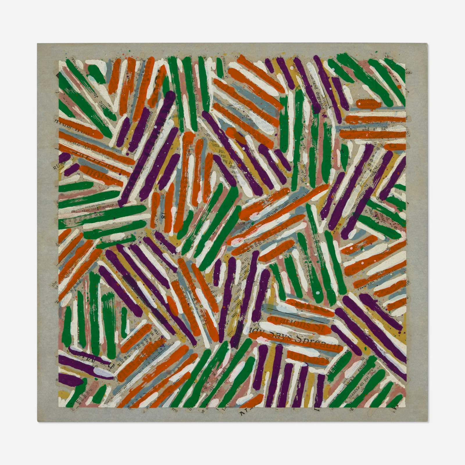 Jasper Johns, Cross Hatch