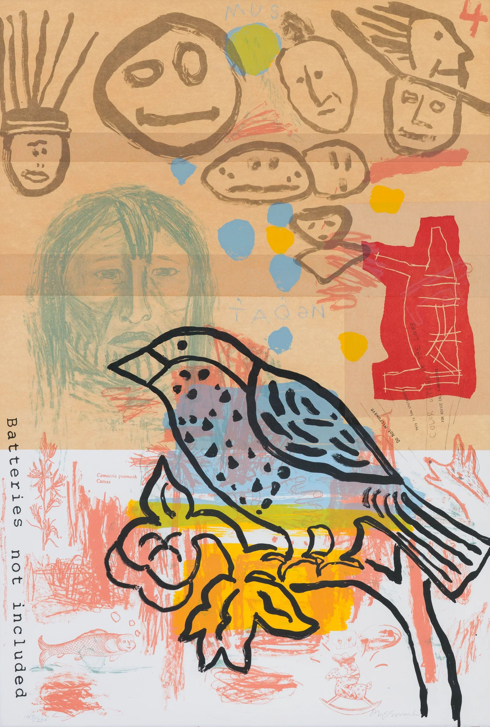 Jaune Quick-to-See Smith Four Directions, 1995