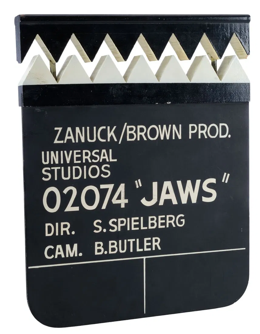 JAWS (1975) - Shark Tooth Clapperboard