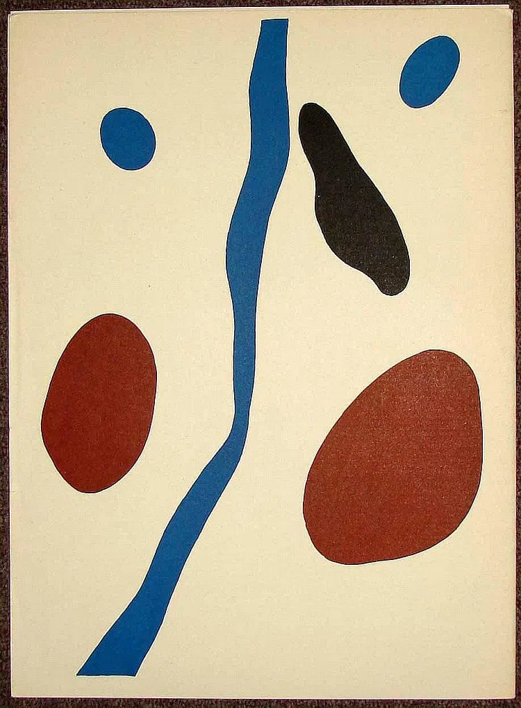 Jean Arp Original Lithograph DM0120 Derriere le Miroir 1949*