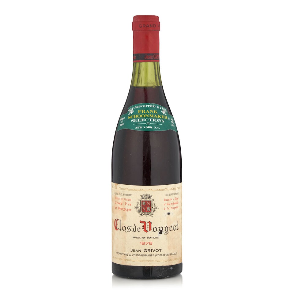 Jean Grivot, Clos de Vougeot, 1976 (1 bottle, 750ml)