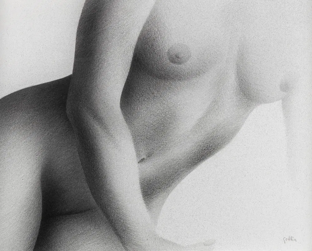 Jean-Marie Goffin (1946) ‘Nude’ pencil on paper.