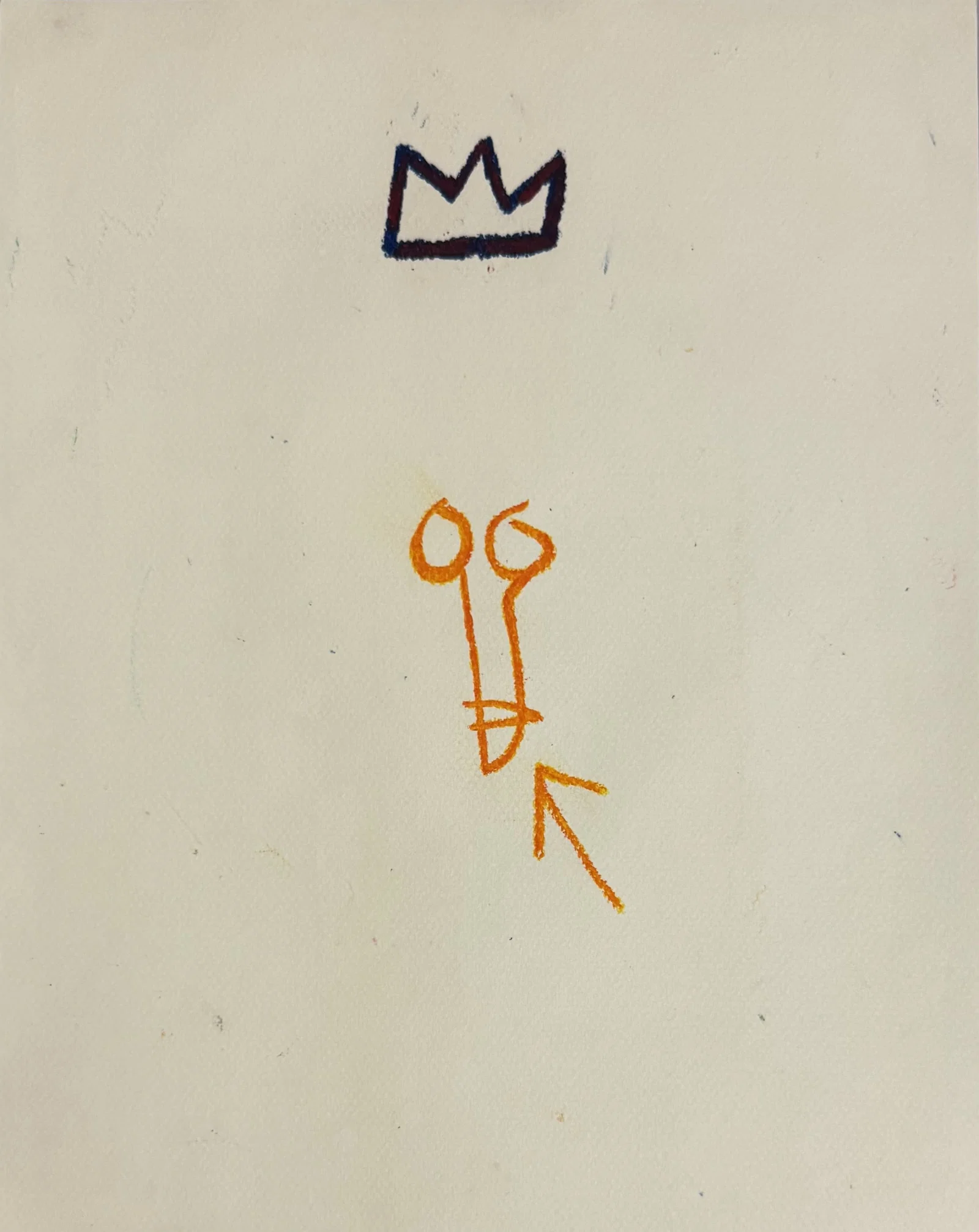 Jean-Michel BASQUIAT (1960-1988) Sans titre, 1982.
