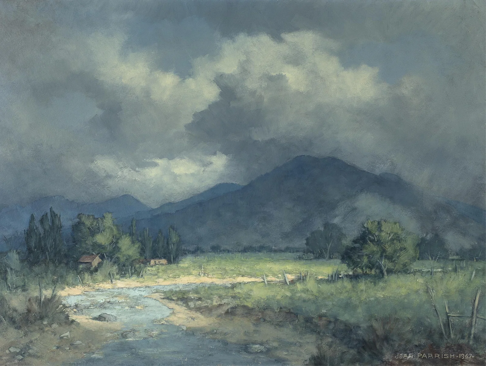 Jean Parrish, New Mexico Landscape, 1967
