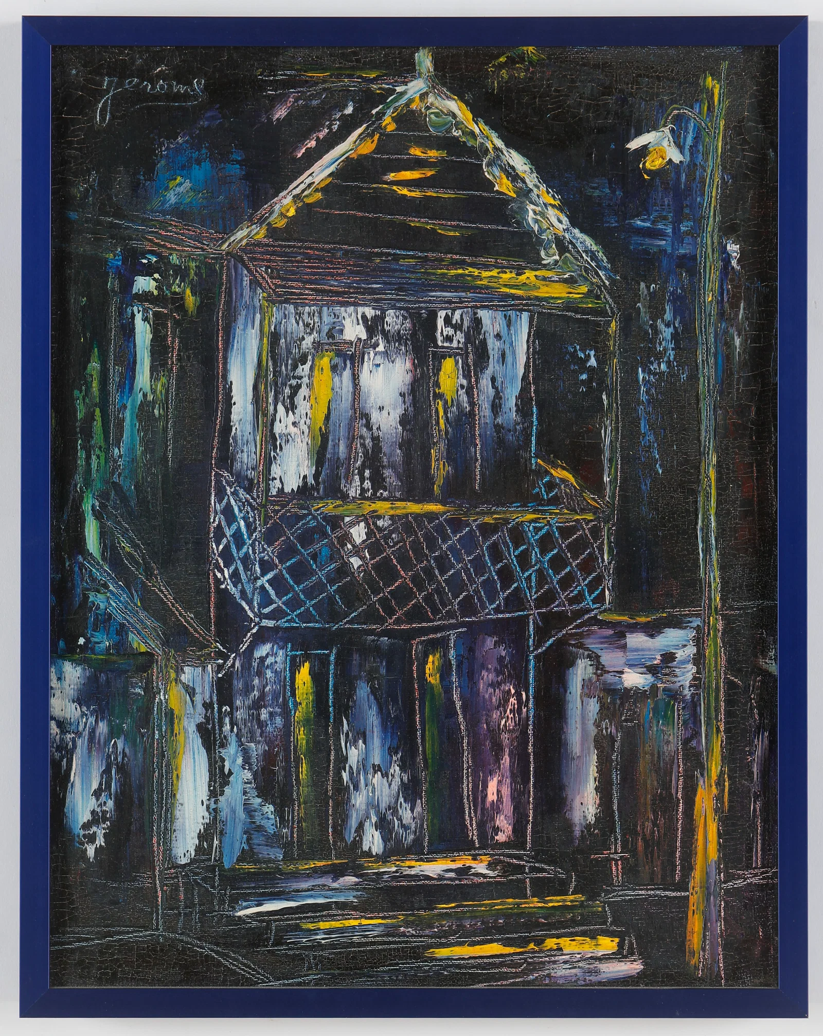 Jean Rene Jerome (Haitian/Haiti) Oil Painting, 14" x 11"