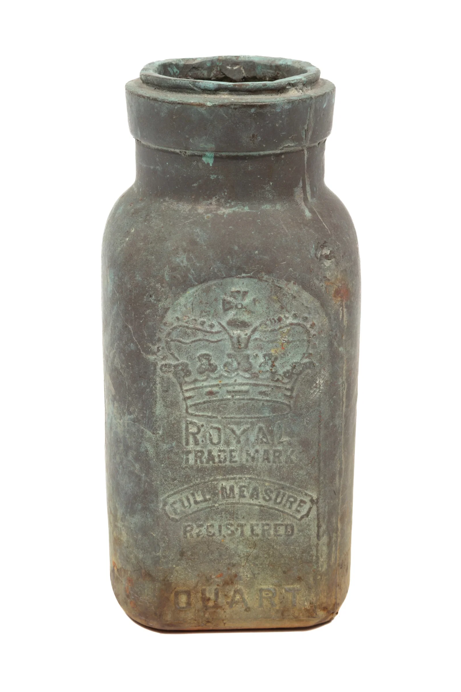 Jean Seidenberg, American/Louisiana 1930-2022, "Quart Jar", cast bronze
