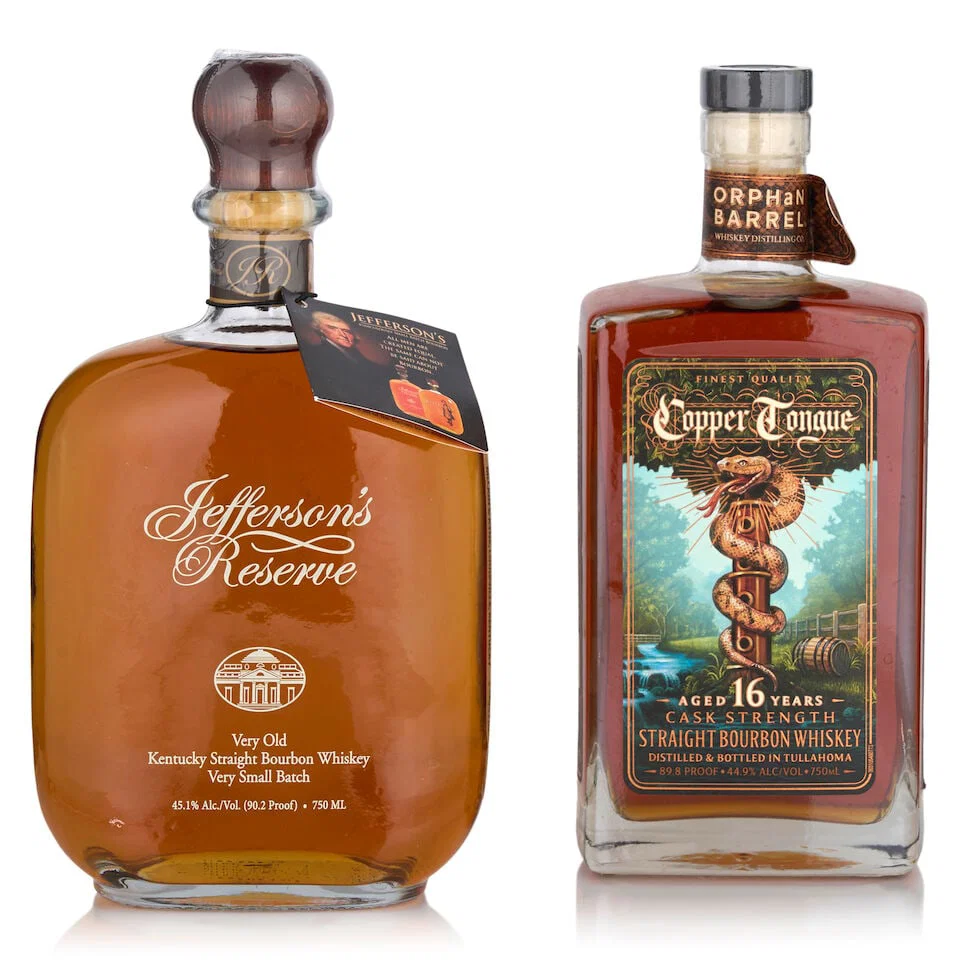 Jefferson's Reserve Very Old Very Small Batch (1 bottle, 750ml) Orphan Barrel Copper Tongue 16 ...