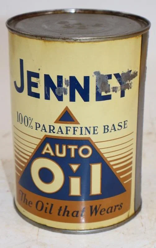 Jenney One Quart Metal Oil Can
