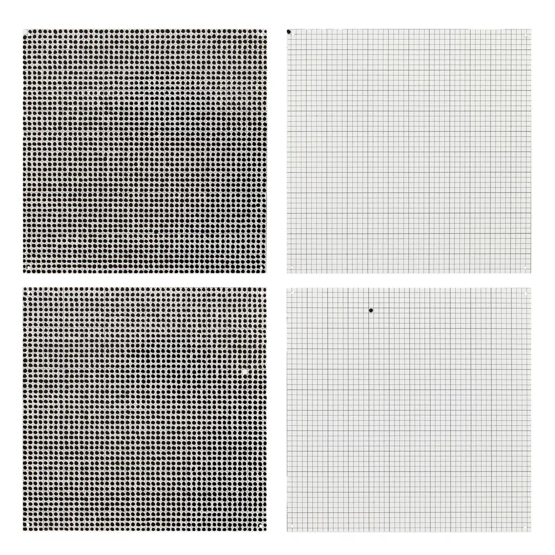 Jennifer Bartlett (American, 1941–2022) Positive Negative Series #4, 1971
