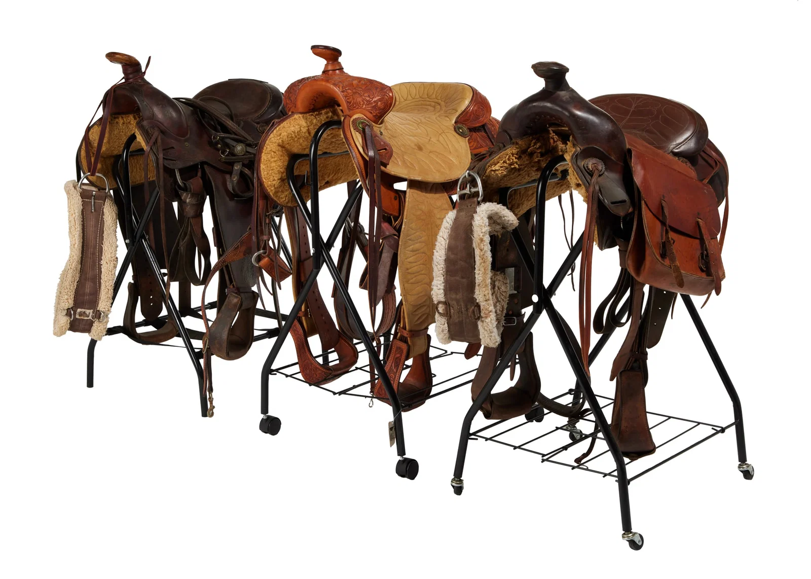 Jerry Weintraub | Group of Three Saddles
