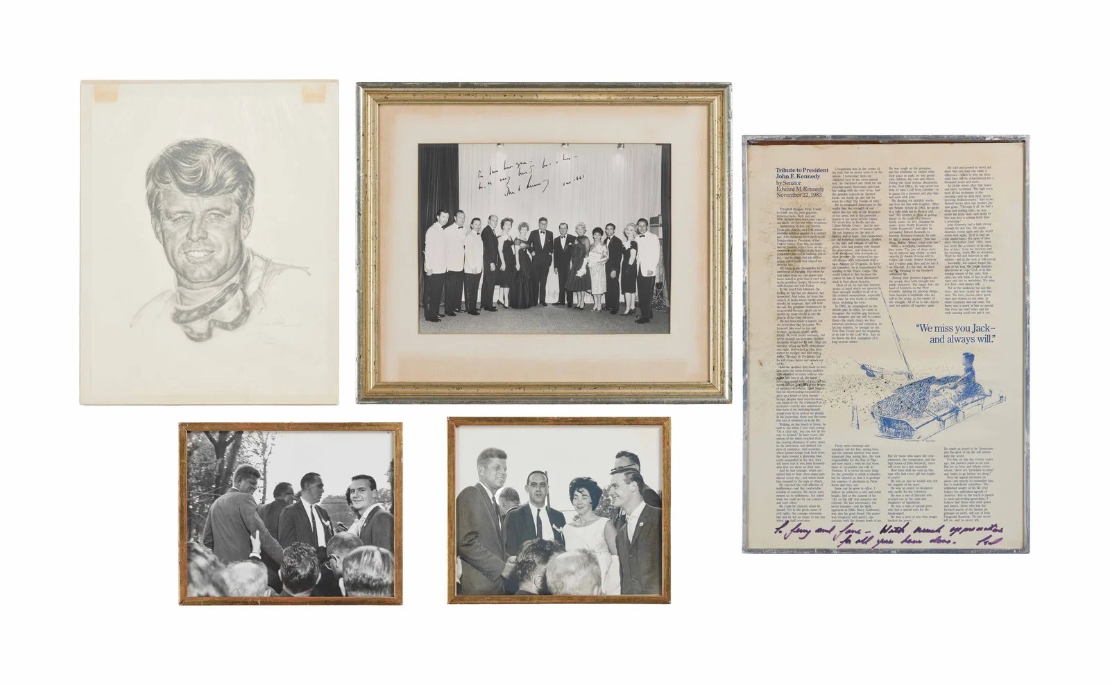 Jerry Weintraub | John F. Kennedy Photo and Other Kennedy Family Items