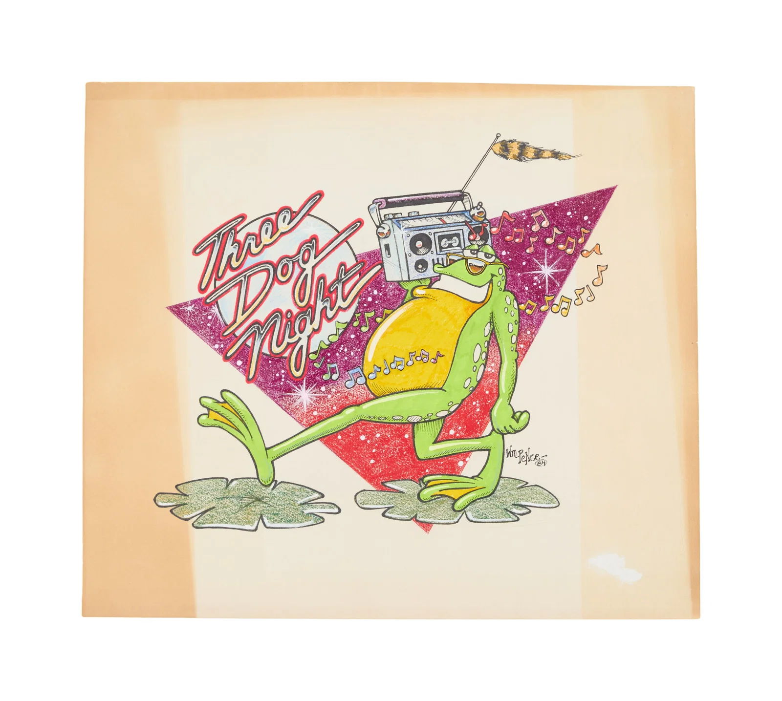Jerry Weintraub | Three Dog Night Original Concept Artwork