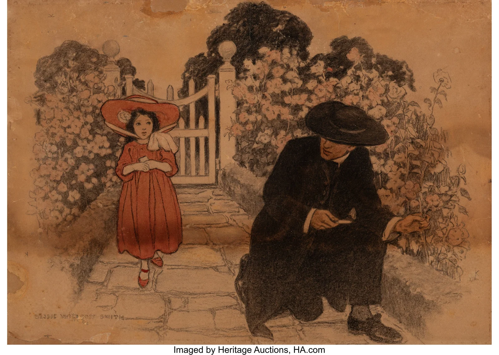 Jessie Willcox Smith (American, 1863-1935) Along