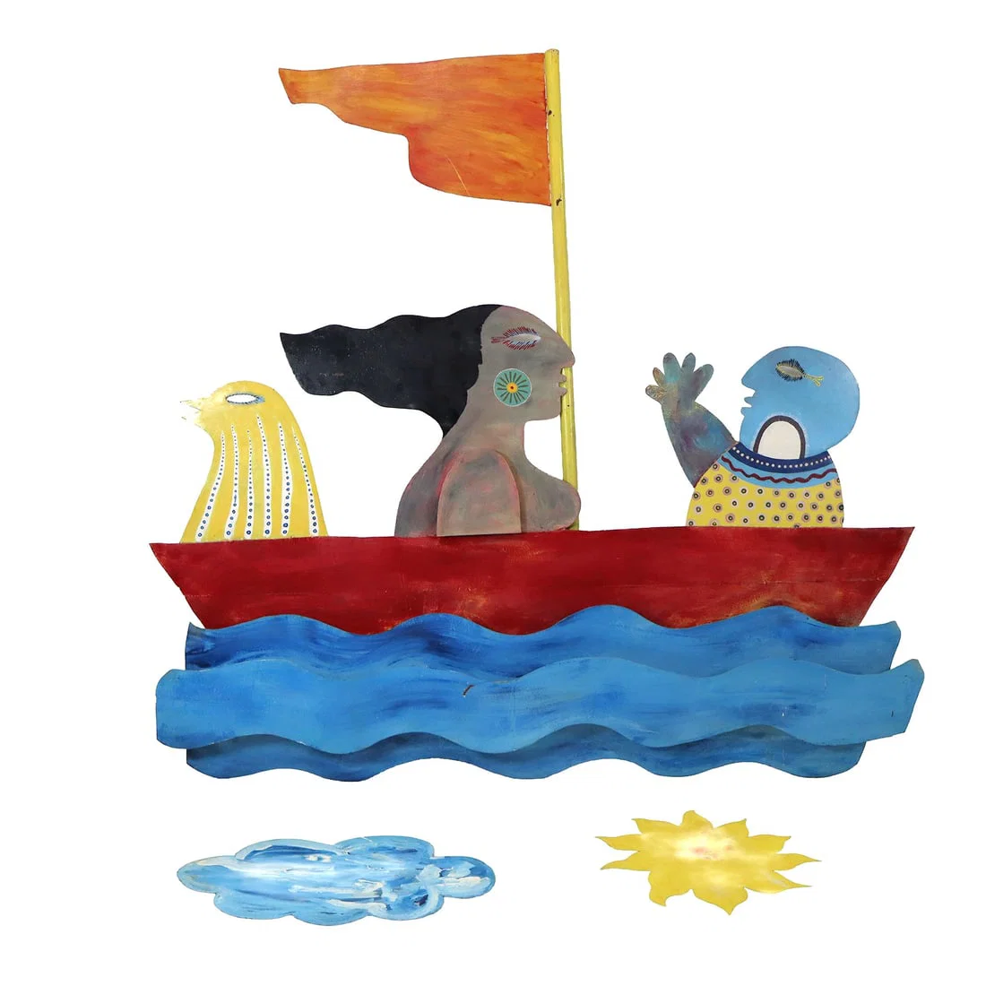 Jesus TELLOSA: "Ship Of Fools" - Sculpture