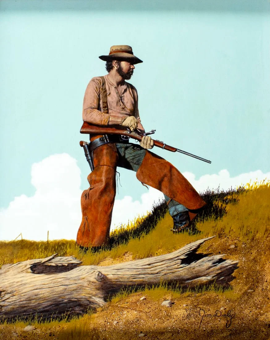 Jim Daly (Oregon,1940-?) oil painting