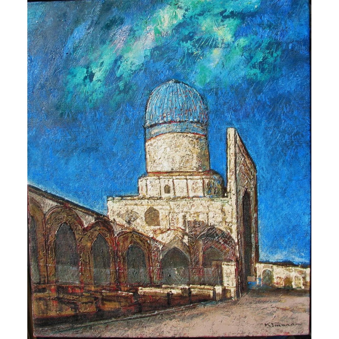 Jiro Kimura "Bibihamunomosuku" No. 8 Oil Painting